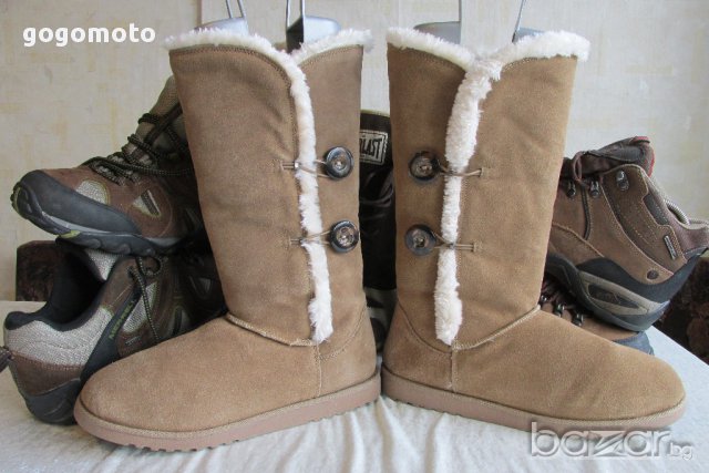 UGG аналог, топли, зимни ботуши, N- 42, 100% естественa кожа,GOGOMOTO.BAZAR.BG®, снимка 7 - Дамски ботуши - 17430414