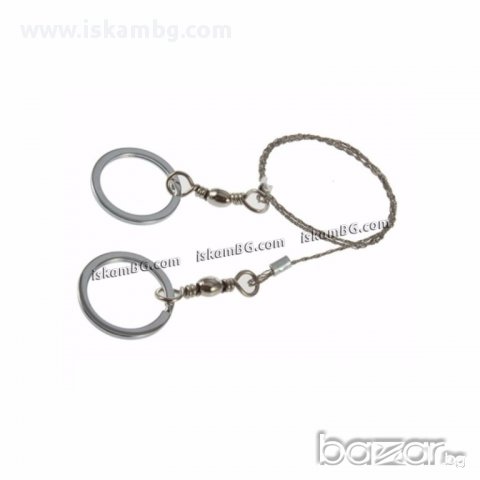 Стоманено въже трион с халки - код 1173