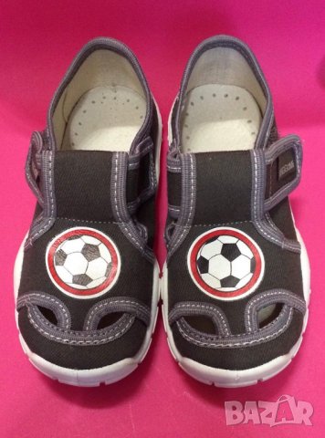 Обувка за момче Вигами от естествен памук, снимка 2 - Бебешки обувки - 23555461