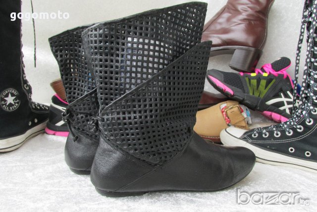 ЕСЕННИ, ПРОЛЕТНИ, летни дамски ботуши, 100% естествена кожа,N- 39, GOGOMOTO.BAZAR.BG, снимка 9 - Дамски ботуши - 16500520
