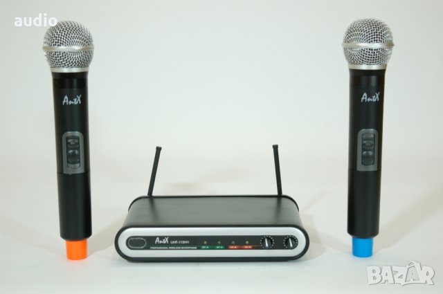 Двоен дистанционен микрофон AntX UHF-113A