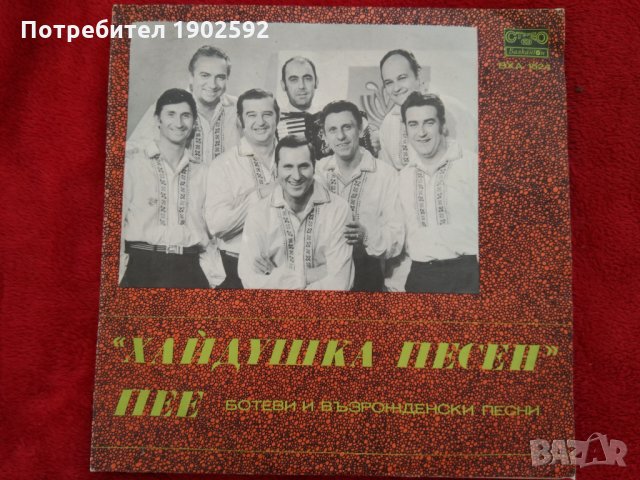 Ботеви и възрожденски песни. Изпълнява вокална група "Хайдушка песен" ВХА 1524 
