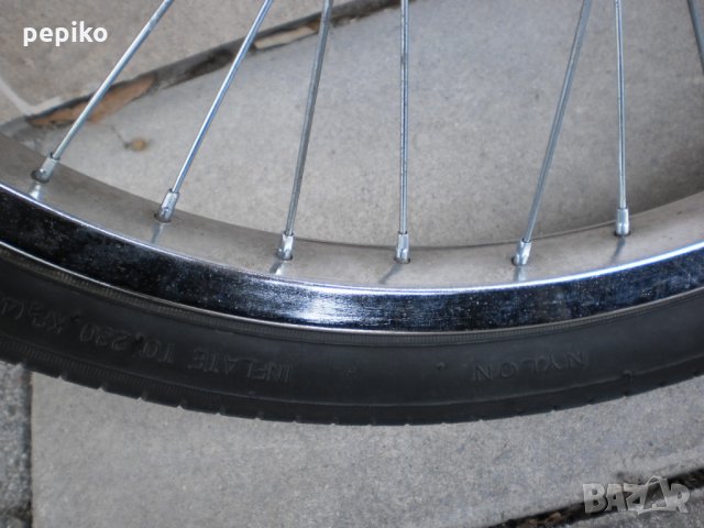 Продавам колела внос от Германия  никелирана капла 20 цола в комплект с вътрешна и външна гуми, снимка 4 - Части за велосипеди - 23821800