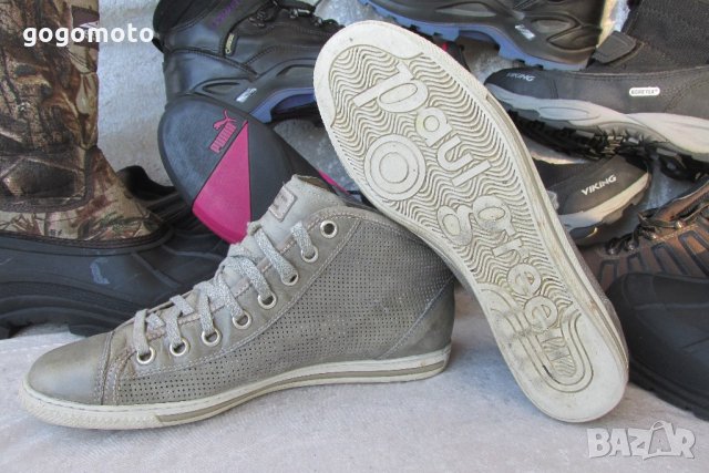 PAUL GREEN® original , баскет кецове 40 - 41, 100% естествена кожа, GOGOMOTO.BAZAR.BG®, снимка 7 - Кецове - 21765960