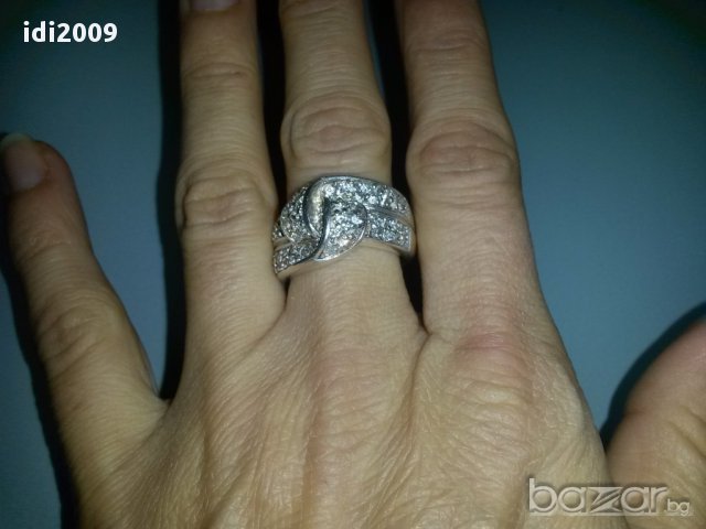 Сребърен пръстен 08, снимка 2 - Пръстени - 16630569