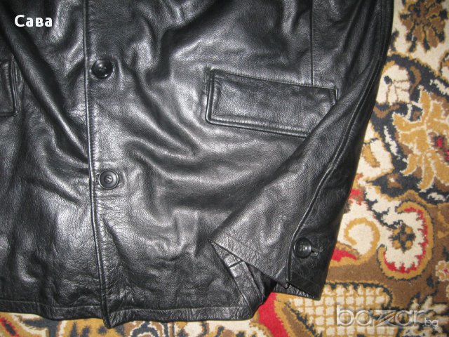 Кожено яке JACK&JONES   мъжко,ХЛ, снимка 3 - Якета - 17324571