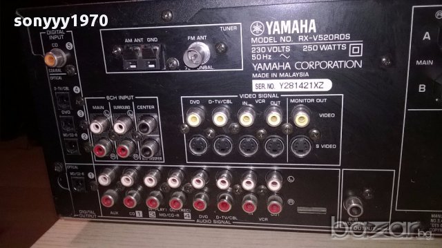 yamaha rx-v520rds/250w-receiver-внос швеицария, снимка 16 - Ресийвъри, усилватели, смесителни пултове - 17055780