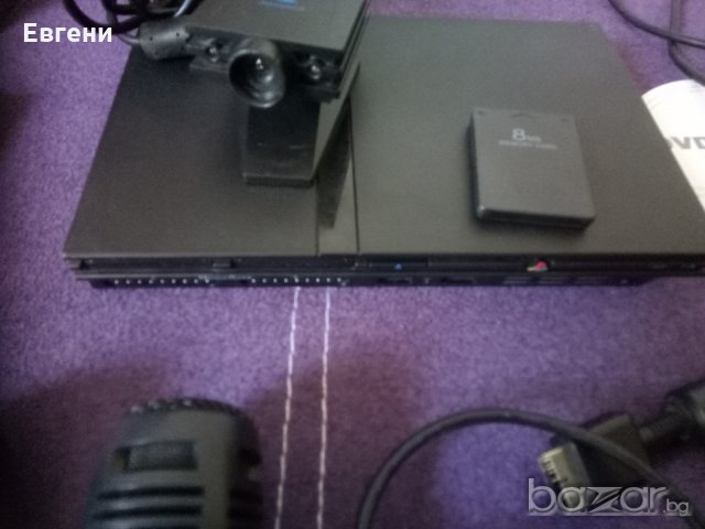 PlayStation 2 слим + 20 игри + 2 джойстика + много аксесоари Хакната , снимка 5 - Други игри и конзоли - 21470571