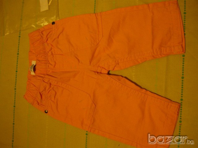 панталонче от Ларедут - размер 67 в светло оранжево, снимка 5 - Панталони и долнища за бебе - 7234463