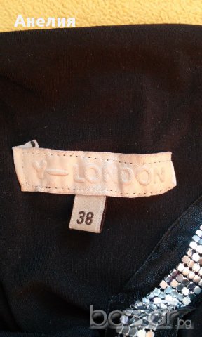 Стилна черна дълга дамска рокля, снимка 8 - Рокли - 16685863