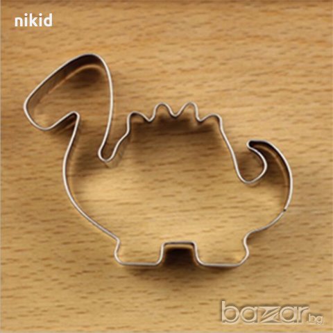 Динозавър метална форма резец за бисквитки сладки фондан украса