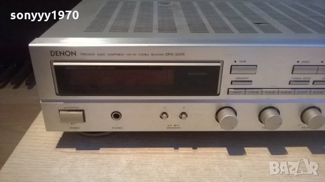 denon dra-335r-made in germany-за ремонт/части-внос швеицария, снимка 12 - Ресийвъри, усилватели, смесителни пултове - 23812512
