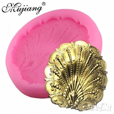 Екзотична Мида силиконов молд декорация украса фондан торта 