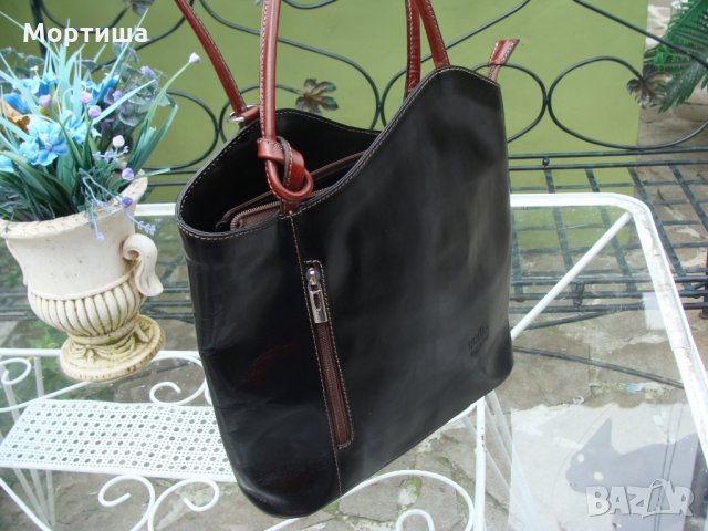  pelle италианска чанта естествена кожа РАЗПРОДАЖБА , снимка 2 - Чанти - 22644611