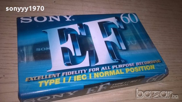 sony ef60-аудио касета-внос швеция, снимка 2 - Аудио касети - 19248102