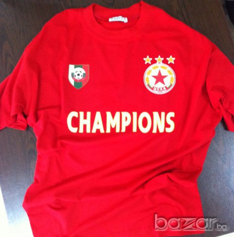 УНИКАЛНА ФЕН ТЕНИСКА НА ЦСКА С ВАШЕ ИМЕ И НОМЕР! CSKA SOFIA , снимка 6 - Спортни дрехи, екипи - 8102110