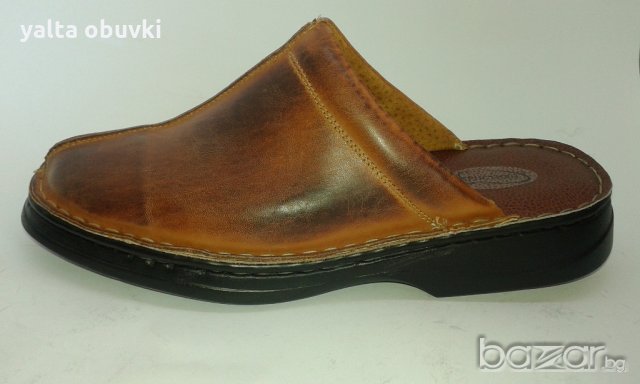 Мъжко сабо ''КРИСТИЯН'' - ЕСТЕСТВЕНА КОЖА, българско производство, снимка 6 - Официални обувки - 18484665