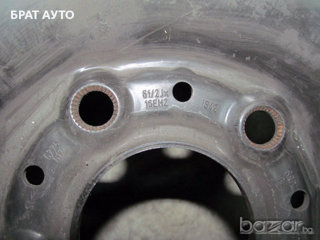 железни джанти 16'' за BMW 118(E87), снимка 5 - Гуми и джанти - 13120813