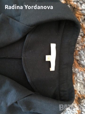 Черно сакенце с бродерия отстрани, снимка 2 - Сака - 22943894