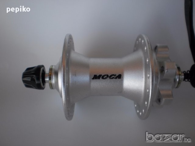 Продавам колела внос от Германия предна алуминиева главина за дискови спирачки MOCA, снимка 2 - Части за велосипеди - 15988168