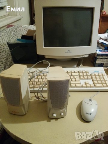 Продавам стационарен компютър с монитор, тонколони, мишка и клавиатура втора употреба, снимка 2 - За дома - 23869799