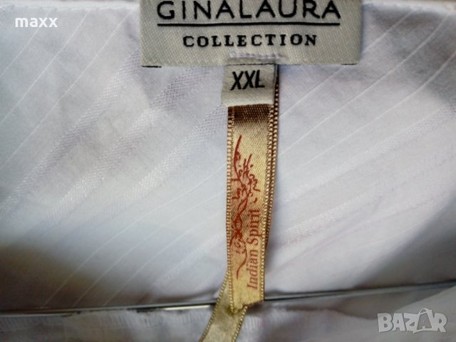 Бяла блуза Gina Laura collection  2XL, снимка 4 - Ризи - 24446302