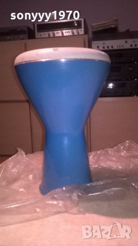 Тарамбука 40см-метална-голяма синя-внос сирия, снимка 5 - Ударни инструменти - 24697682