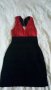 Секси червено-черна рокля, снимка 1 - Рокли - 23983557
