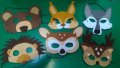 Ръчно изработени маски на животни от филц, снимка 13