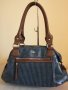 Gerry Weber чисто нова чанта от кожа в синьо, снимка 3