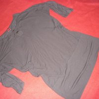 Л/ХЛ Интересна еластична блуза/туника, снимка 1 - Блузи с дълъг ръкав и пуловери - 22655751