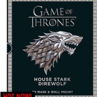Маск - Game of Thrones House Stark Direwolf Mask and Wall Mount, снимка 1 - Други ценни предмети - 22762182