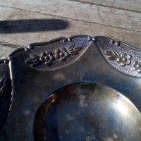 Старинна метална фруктиера с орнаменти, снимка 7 - Антикварни и старинни предмети - 19314879