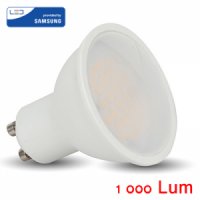 LED лампа 10W SMD GU10 Студено Бяла Светлина, снимка 1 - Лед осветление - 12618662