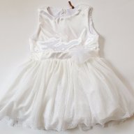 Бяла Рокля - 92,98 см, снимка 1 - Детски рокли и поли - 18390677
