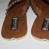Hot Lava - Уникални дамски чехли - сандали / номер 40, снимка 10 - Чехли - 21999587