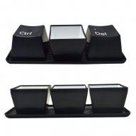 Комплект 3бр. чаши бутони на клавиатура ALT CTRL DEL - код 0652, снимка 4 - Чаши - 12223247