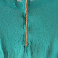 Дамска зелена блуза Zara, размер М, снимка 2 - Тениски - 24502969
