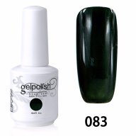 Gelpolish гел лак UV LED УВ ЛЕД черен за нокти маникююр, снимка 1 - Продукти за маникюр - 16099457