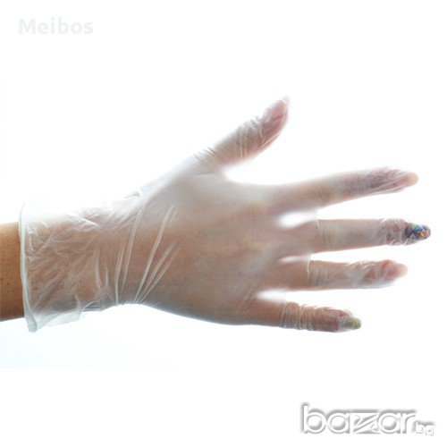 Ръкавици винилови без талк, снимка 1