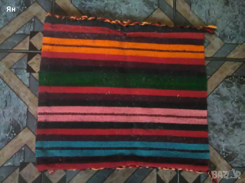 Много Старa Българскa Ръчно Тъкана Вълнена Торбичка, снимка 1