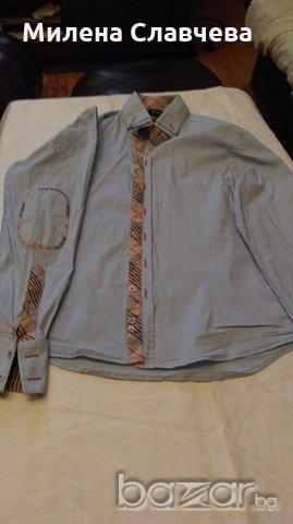  УНИКАЛНА мъжка риза тип BURBERRY, снимка 1