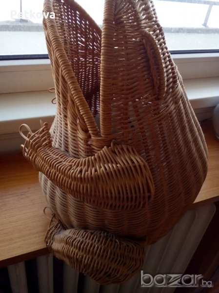 Декоративно плетено кошче, снимка 1