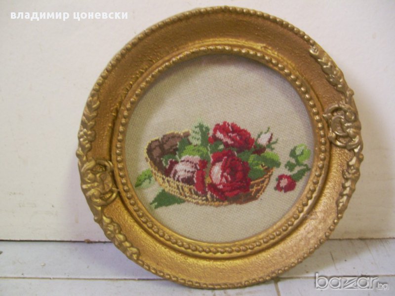 гоблен Рози,картина,пано, снимка 1