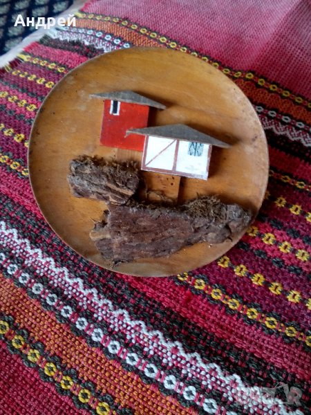 Стара дървена декорация #6, снимка 1