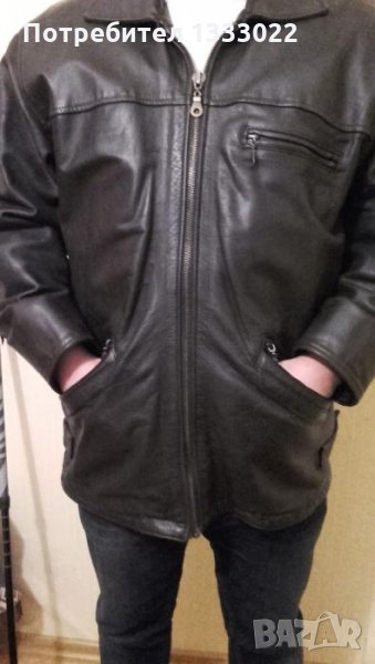 Мъжко кожено яке, снимка 1