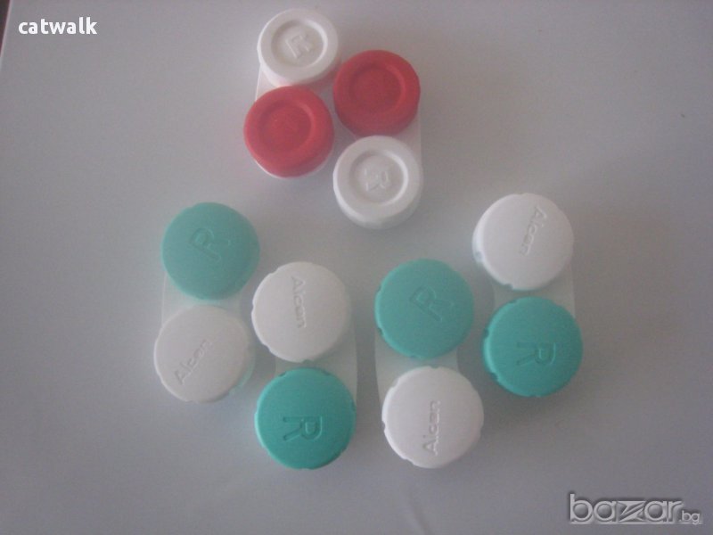 6 бр нови контейнери за съхранение на лещи, снимка 1