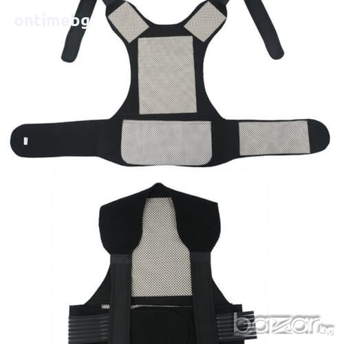 Турмалинов колан за кръста раменете и гърба при болки и схващания, снимка 1