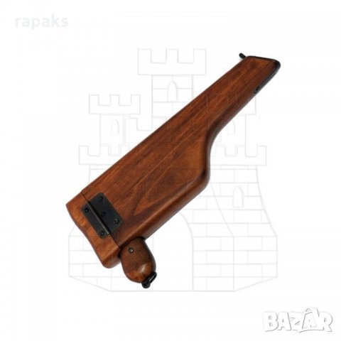 Полуавтоматичен пистолет Маузер С 96. Многозаряден пистолет с кобур пушка, снимка 4 - Бойно оръжие - 21489652