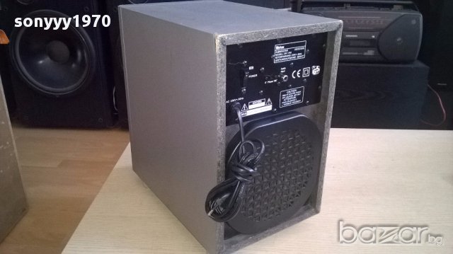 Tevion dr1750 active subwoofer-33/33/20см-внос швеицария, снимка 6 - Ресийвъри, усилватели, смесителни пултове - 14730084
